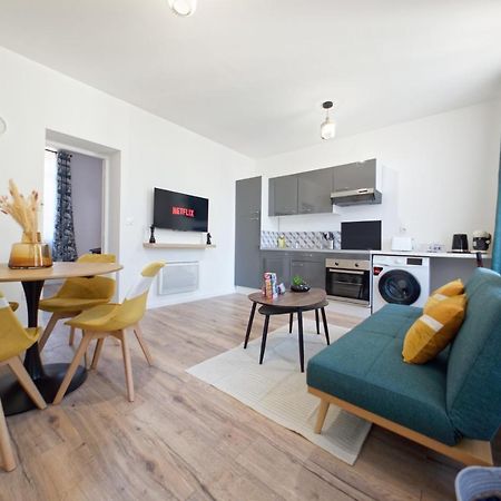 Ferienwohnung L'Azur - 3 Personnes - Bureau & Wifi Perpignan Exterior foto