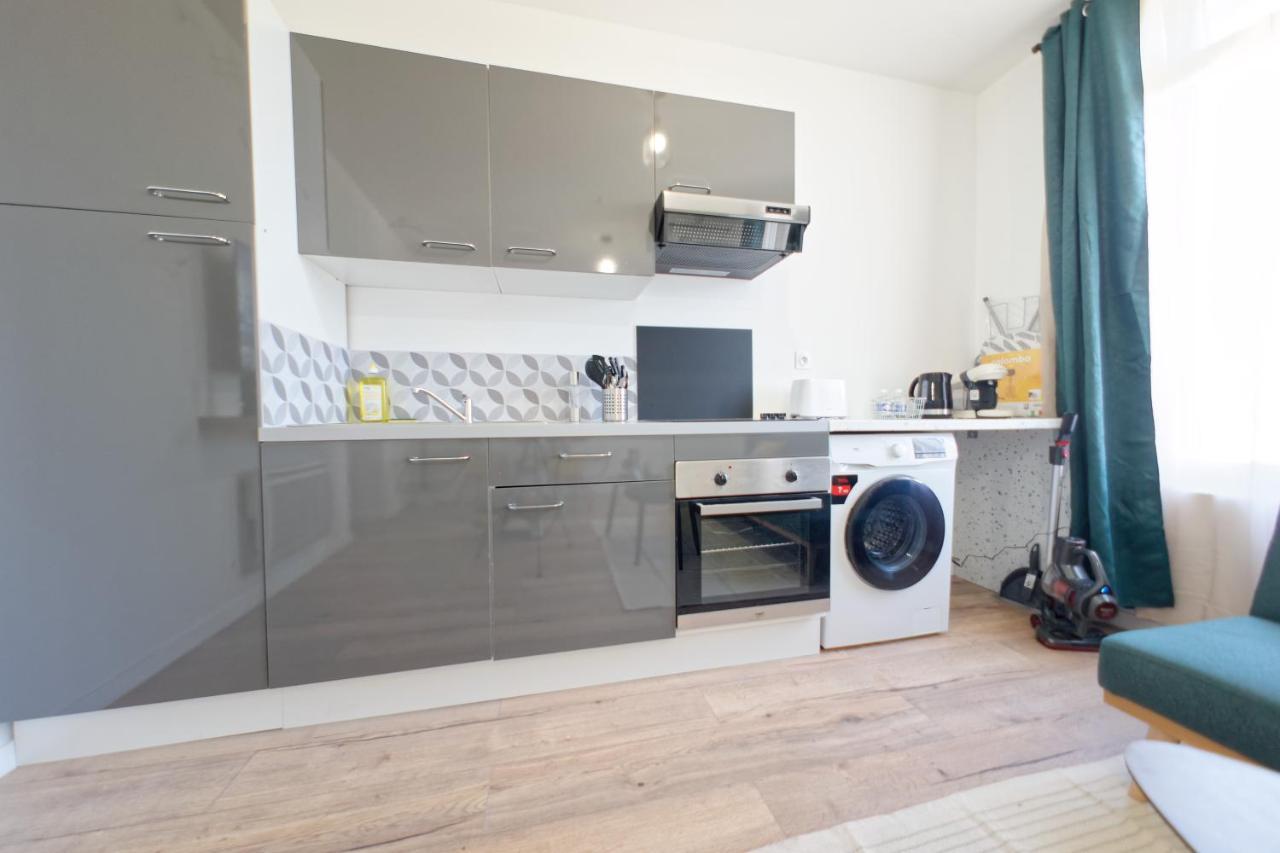 Ferienwohnung L'Azur - 3 Personnes - Bureau & Wifi Perpignan Exterior foto